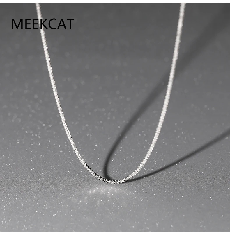 Crystal Choker Necklace - 925 Sterling Silber Funkelnde Kettenanhänger-Halskette für