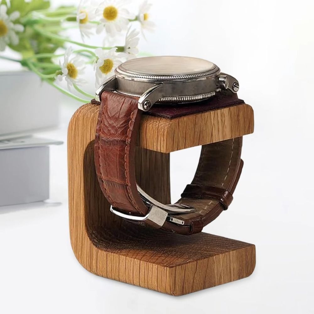 Watches Jewelry Holder - Holz-Uhrenständer Tischdekoration Einfaches Armband-Aufbewahrungsregal Geschenke Theken-Deko