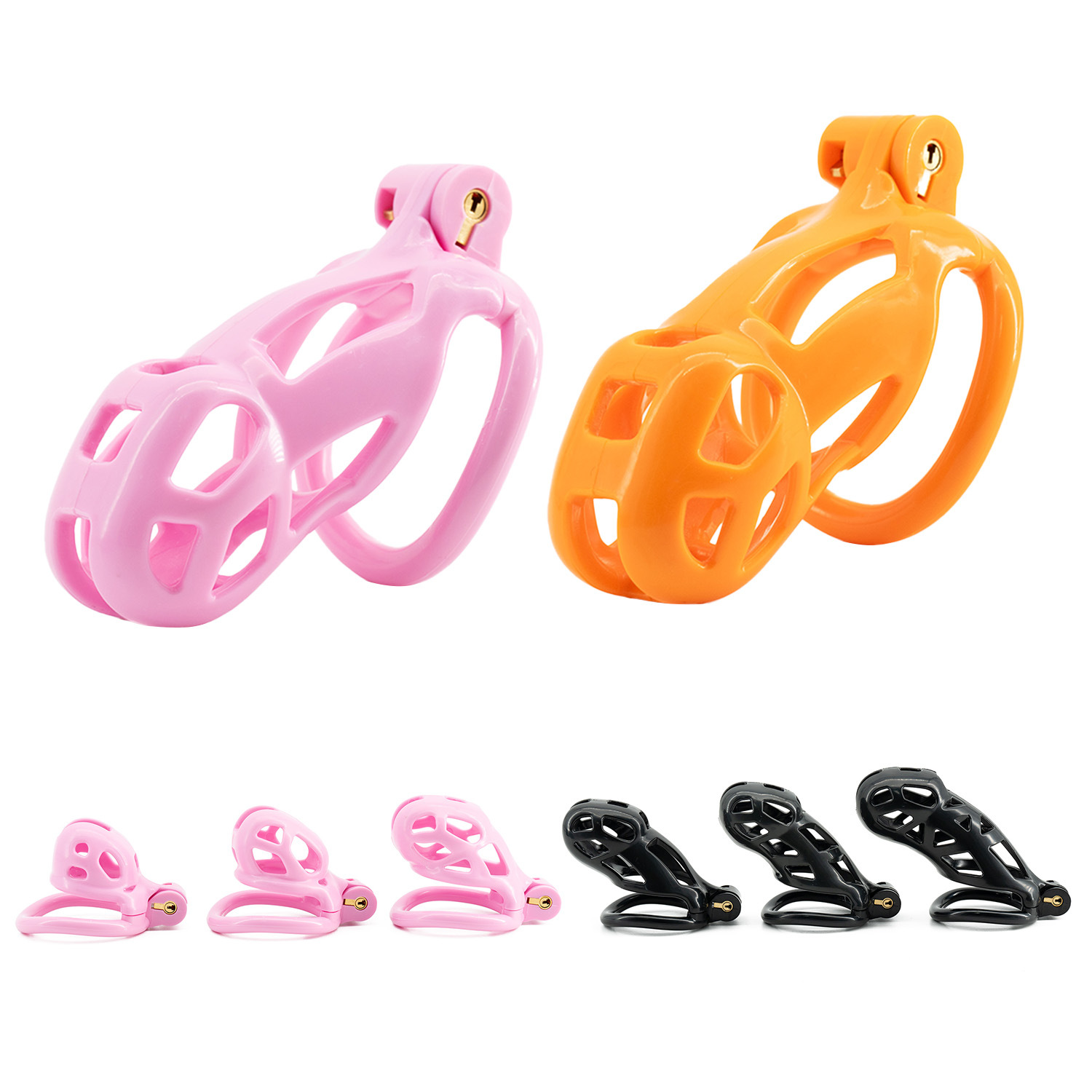 Couple Ring Set - 6 Größen CB Nylon Keuschheitskäfig Sexspielzeug