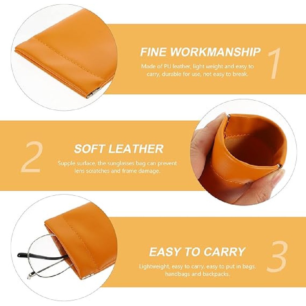 Jewelry Essentials Watches - 3er-Pack PU-Leder Aufbewahrungstaschen, Tragbare Kleine Organizer-Tasche