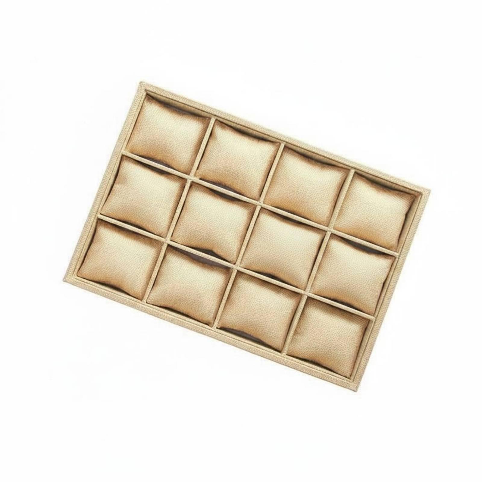 Watches Jewelry Holder - Stoff-Schmuckhalter mit Offener Oberseite, Uhren-Präsentationstablett, Organizer-Kissen