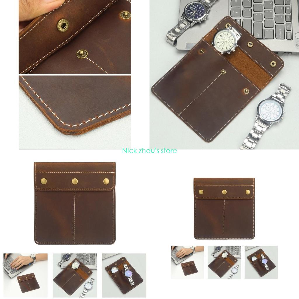 Jewelry Essentials Watches - E15E Uhrentaschen-Organizer, Uhrenzubehör, Anti-Staub-Etui, Flanell- und