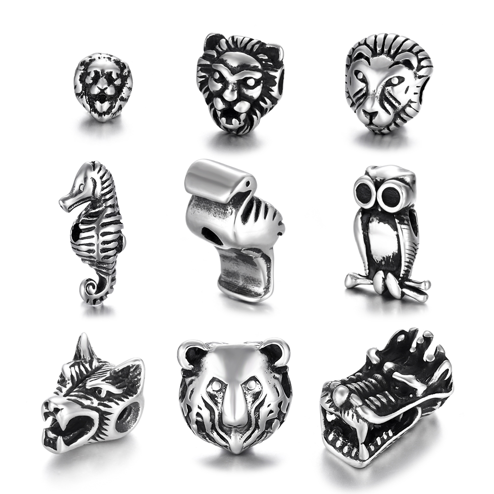 Wolf Jewelry & Watches Tampa - Edelstahl Tier Wolf Wikinger Krieger Helm