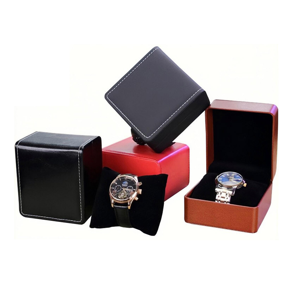 Best Jewelry Watches For Women - Mode Leder Uhr Box Fall Halter