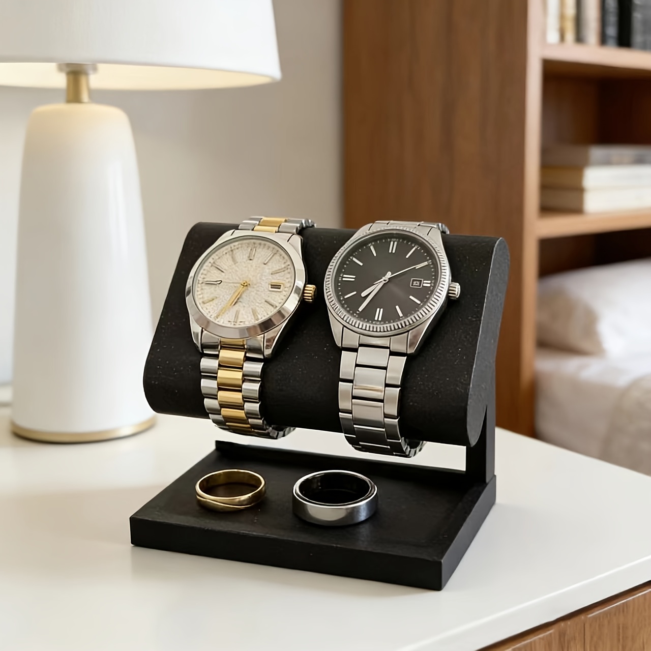 Watches Jewelry Holder - Multifunktionaler 3D-gedruckter Ständer, Desktop-Uhren- und Schmuck-Präsentationsständer,