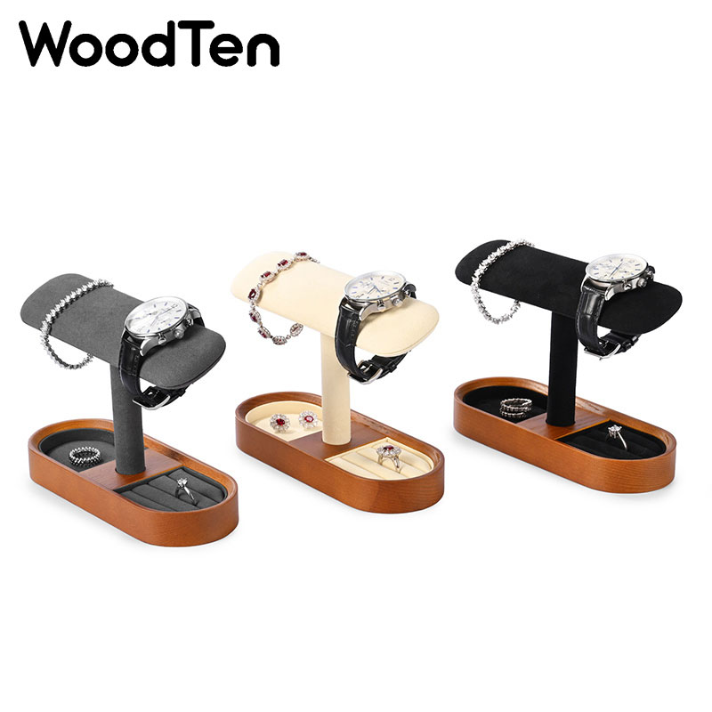 WoodTen Uhrenständer mit Schub – Watches Jewelry Holder Bewertung und Preis