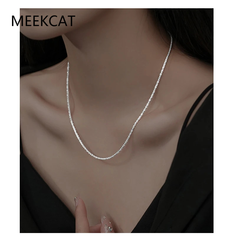 925 Sterling Silber Funkelnde  – Crystal Choker Necklace Bewertung und Preis