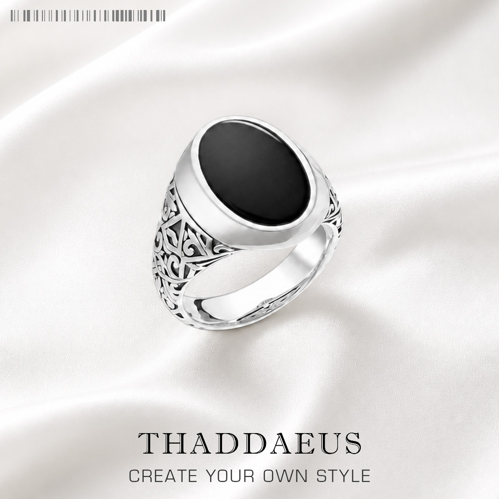 Schwarzer ovaler Siegelring im – Mens Signet Ring Bewertung und Preis