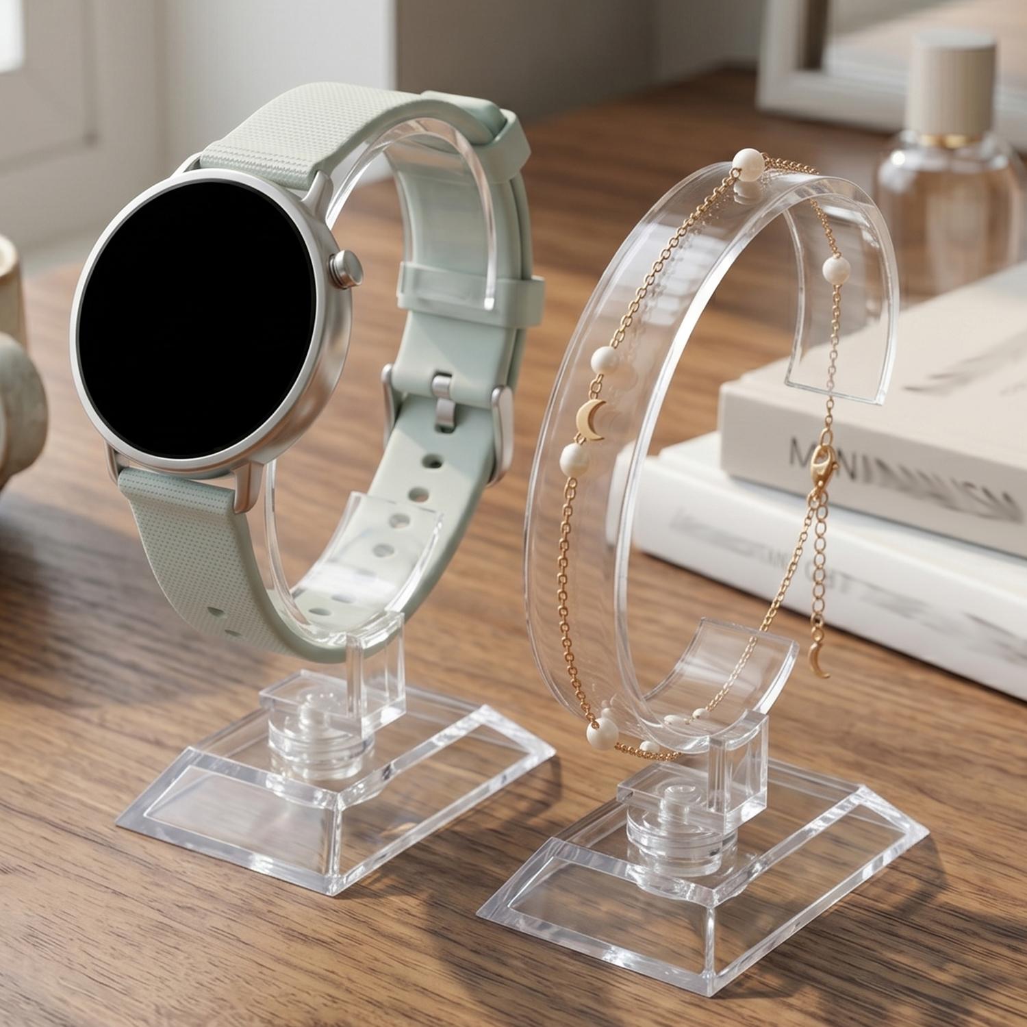 Transparenter Uhren-Präsentati – Watches Jewelry Holder Bewertung und Preis