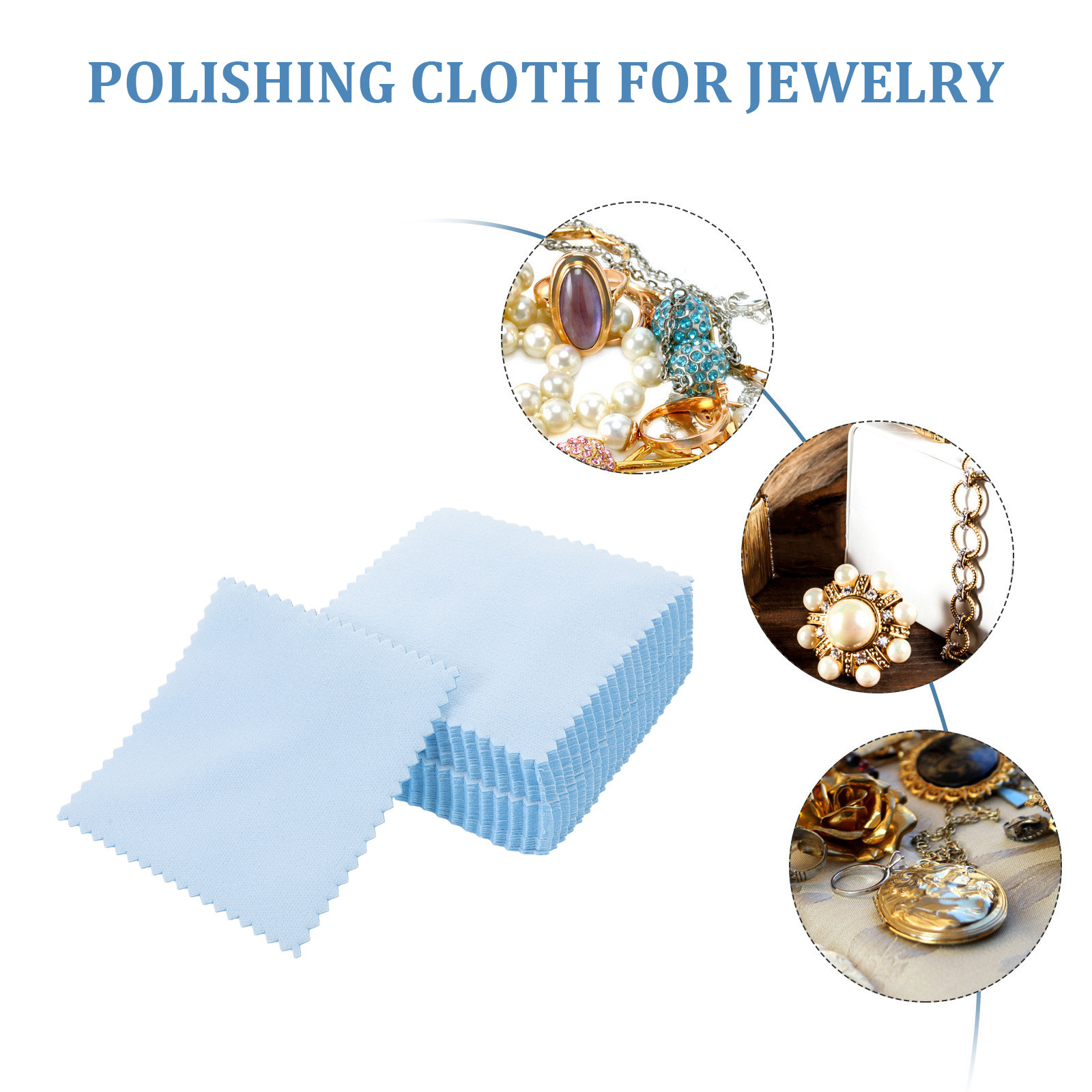 2 Stück Silber-Poliertuch 8x8c – Jewelry With Watches Bewertung und Preis