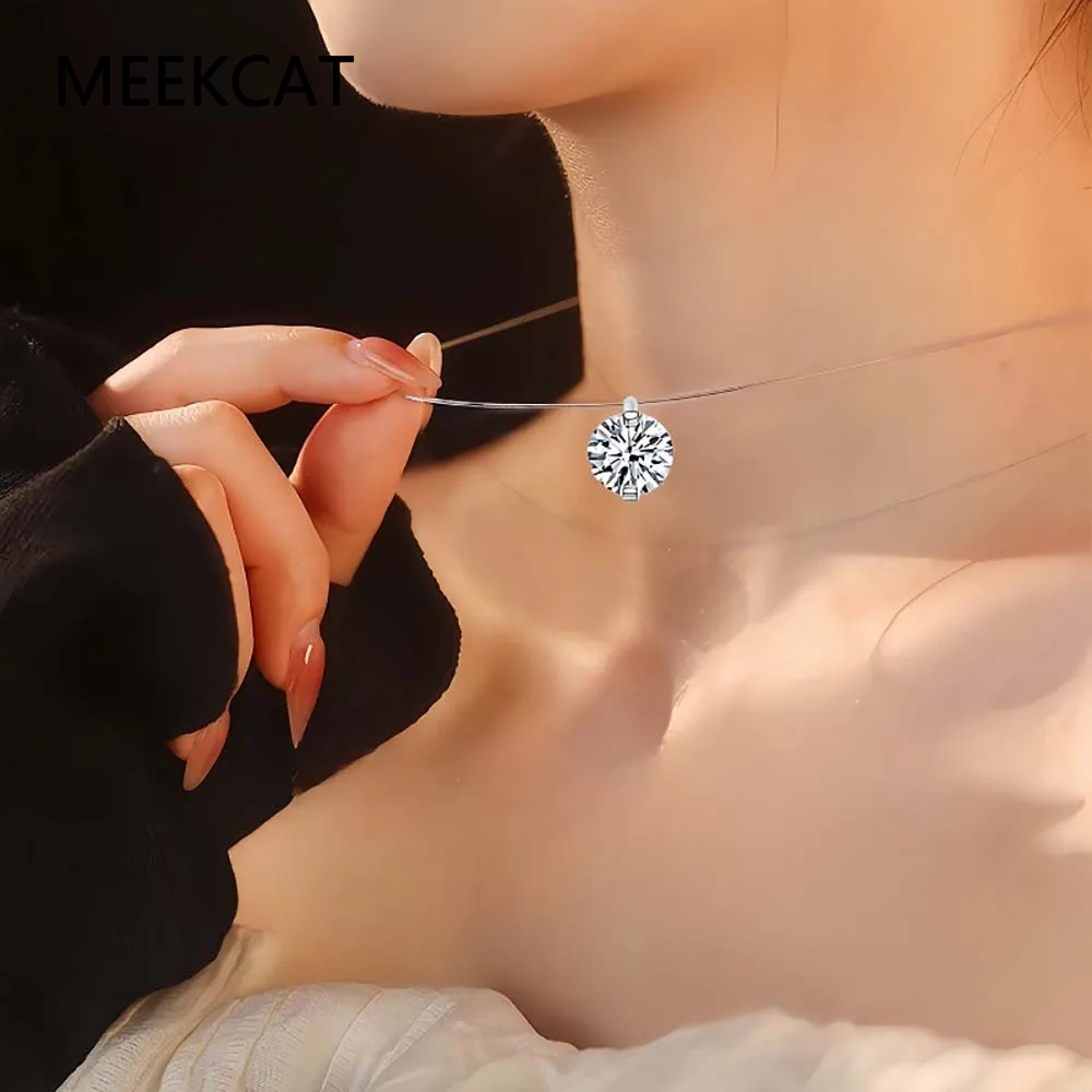 0,5-5CT Moissanit-Anhänger-Hal – Crystal Choker Necklace Bewertung und Preis