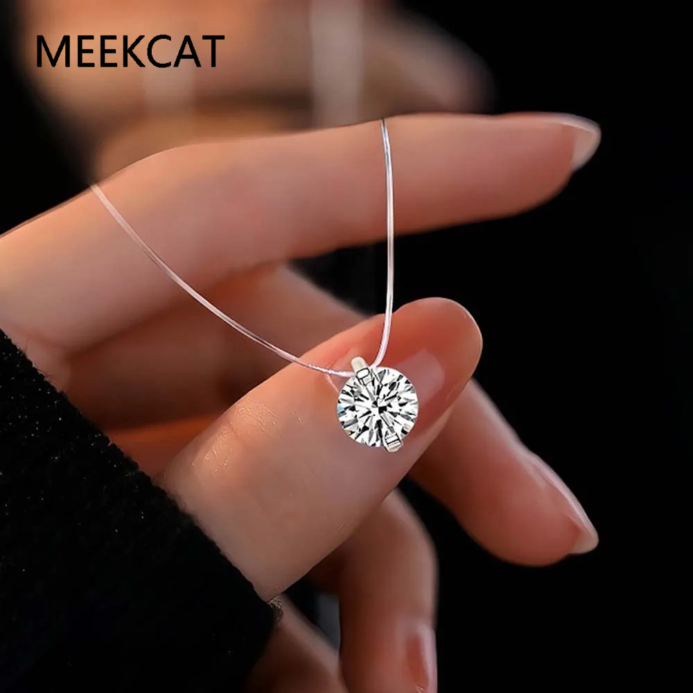 0,5-5CT Moissanit-Anhänger-Hal – Crystal Choker Necklace Bewertung und Preis