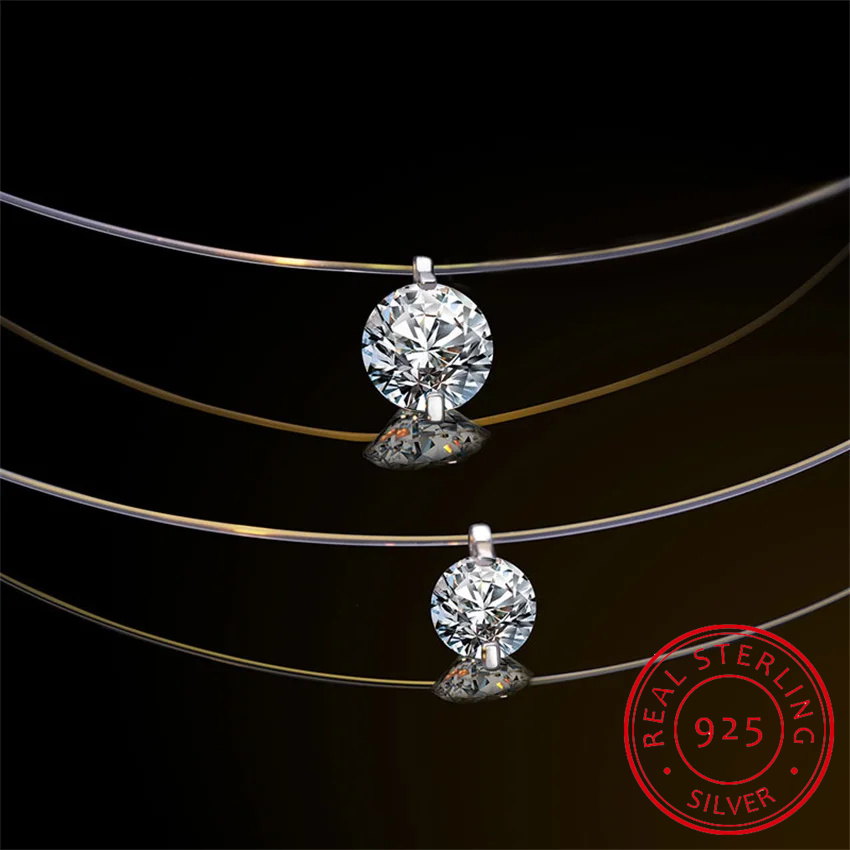 0,5-5CT Moissanit-Anhänger-Hal – Crystal Choker Necklace Bewertung und Preis