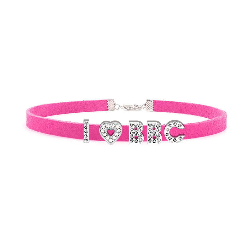 Goth Sexy Strass Buchstaben Ic – Crystal Choker Necklace Bewertung und Preis