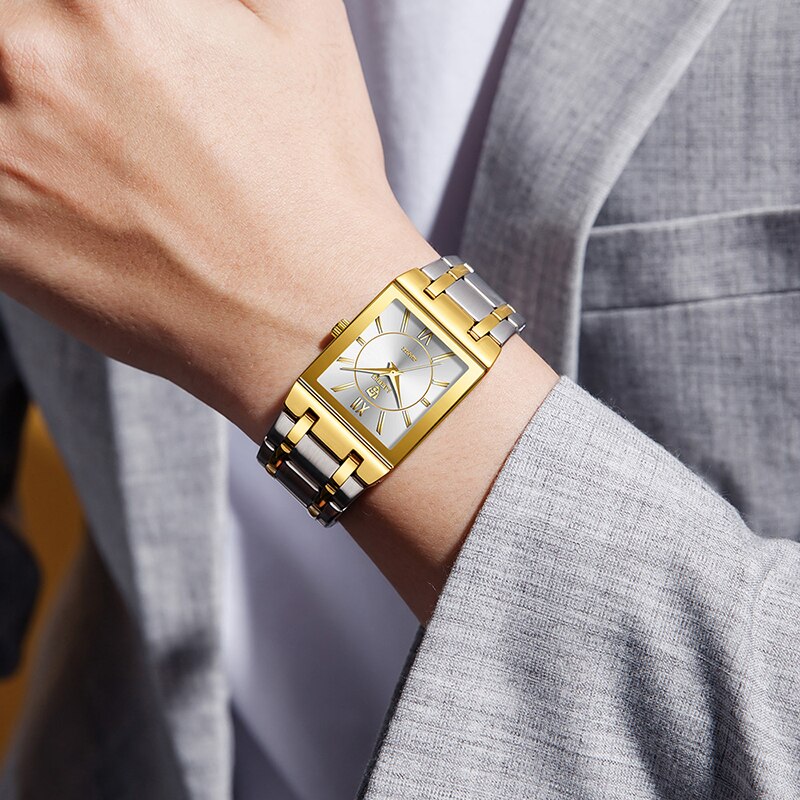 LiEBIG Luxus Goldene Quarz Arm – Jewelry Style Watches Bewertung und Preis
