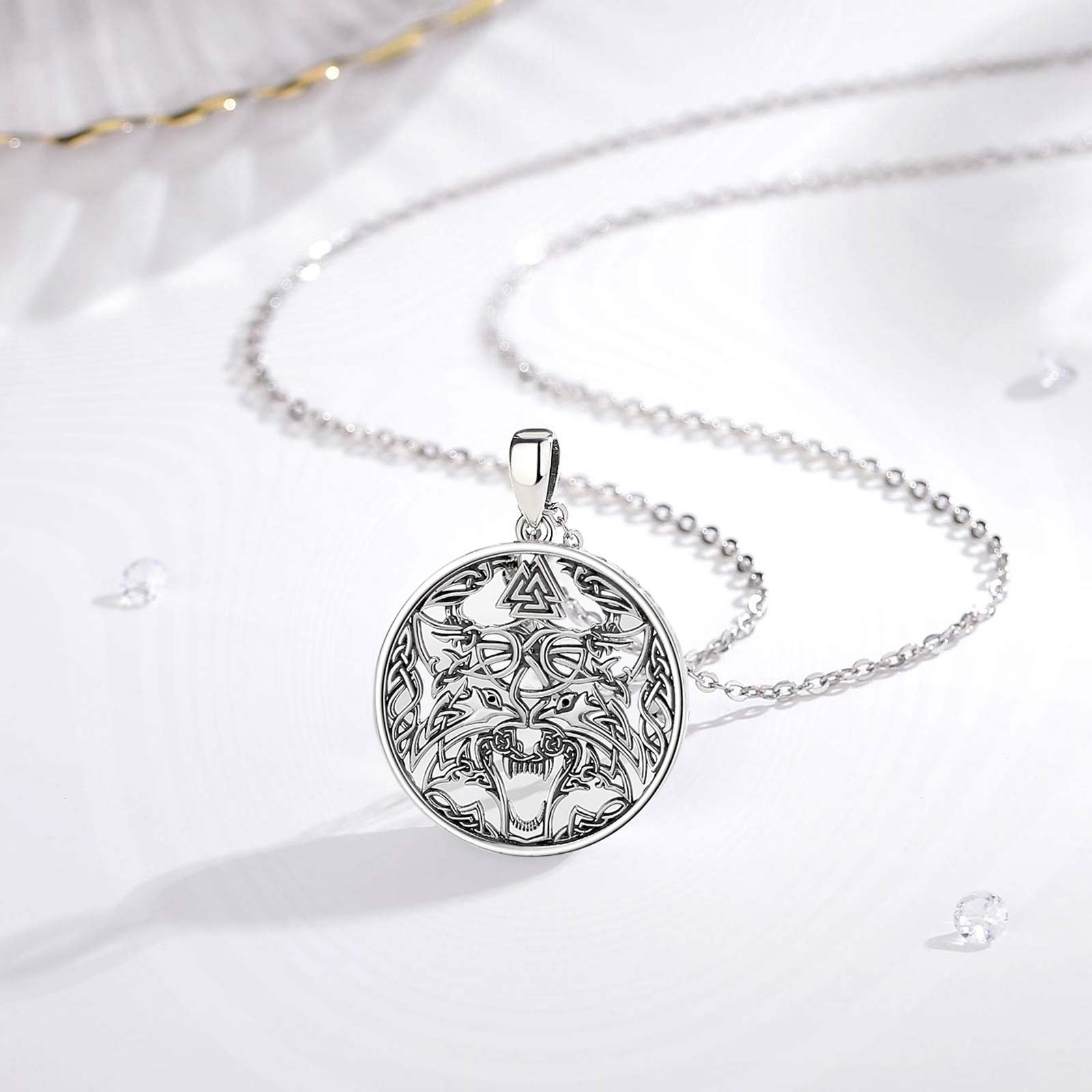 Eudora Wikinger-Wolf-Halskette – Wolf Jewelry & Watches Tampa Bewertung und Preis