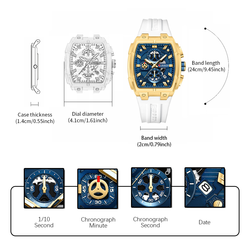 CURREN Luxus-Vintage-Uhr für H – Jewelry Style Watches Bewertung und Preis