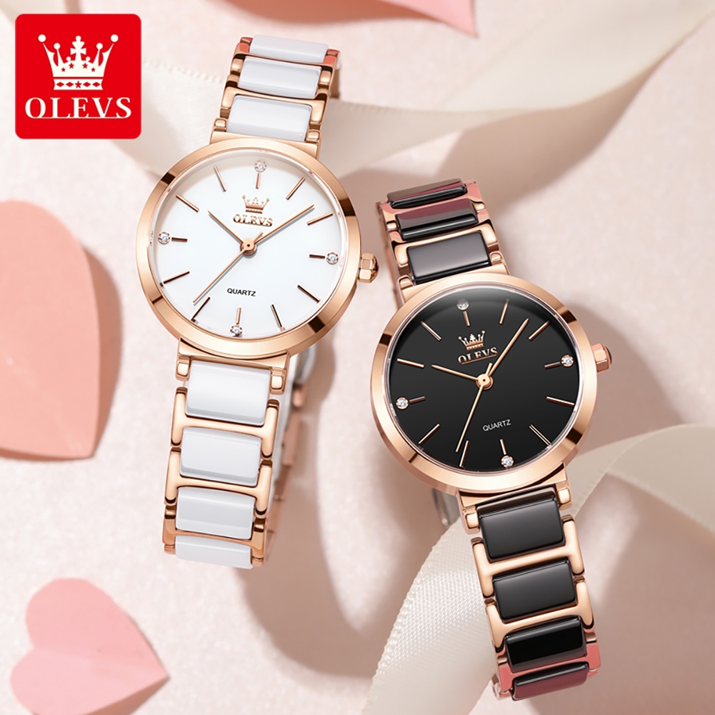 OLEVS Damenuhr 5877, luxuriöse – Jewelry With Watches Bewertung und Preis
