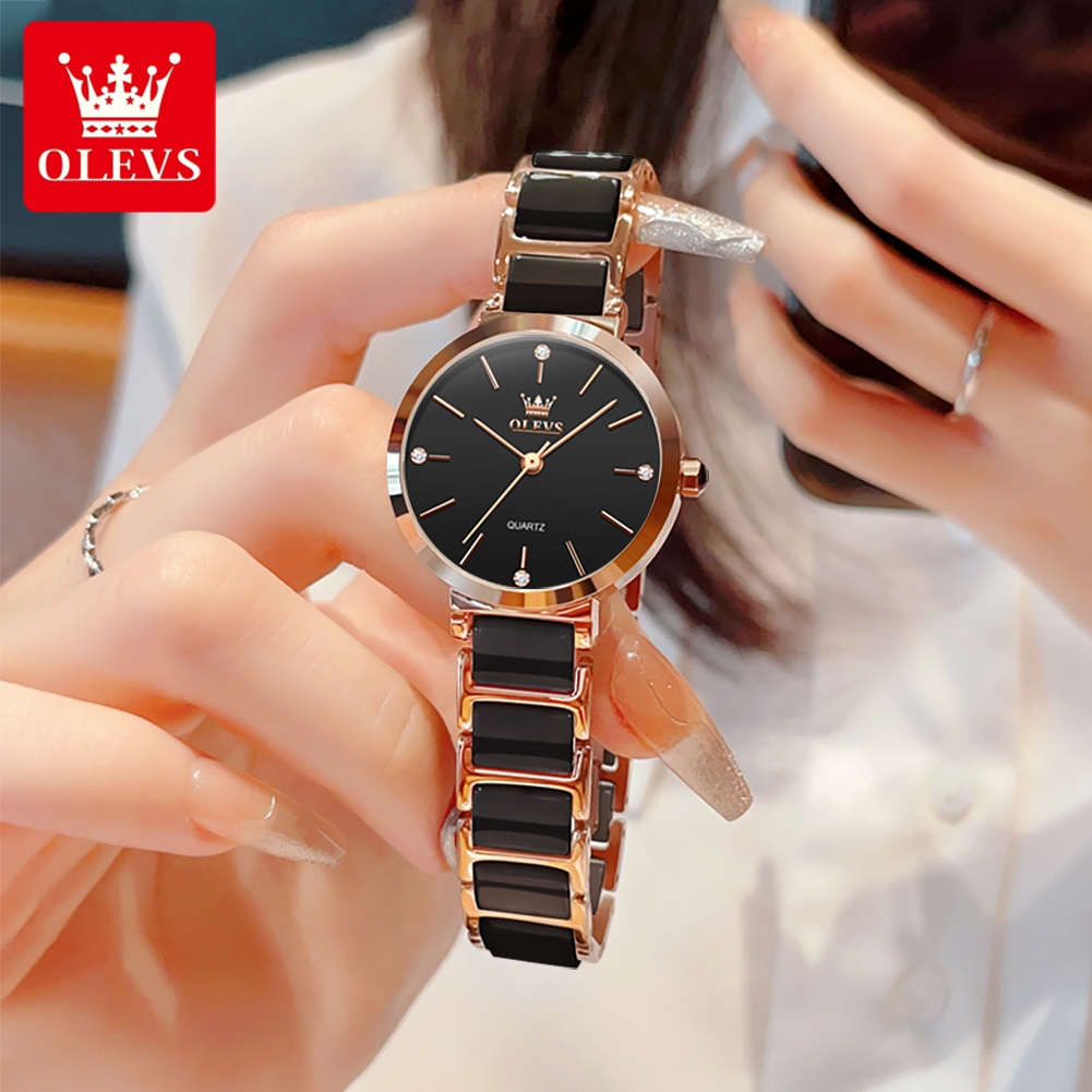 OLEVS Damenuhr 5877, luxuriöse – Jewelry With Watches Bewertung und Preis