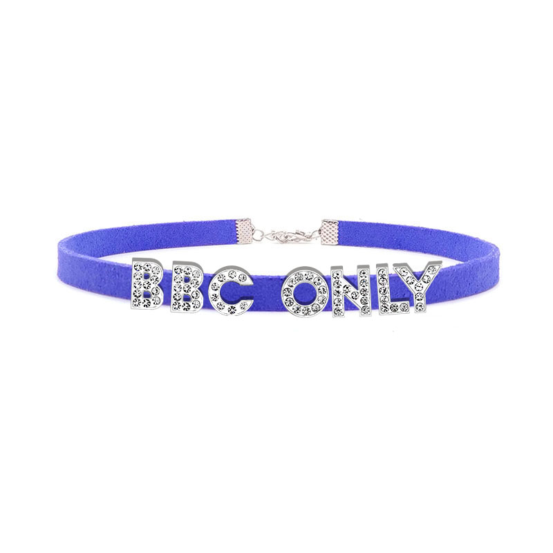 Strass Buchstabe BBC NUR Halsk – Crystal Choker Necklace Bewertung und Preis