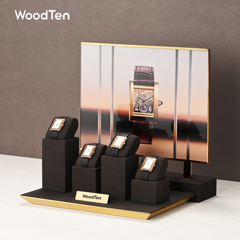 WoodTen Mikrofaser-Uhrenstände – Watches Jewelry Holder Bewertung und Preis