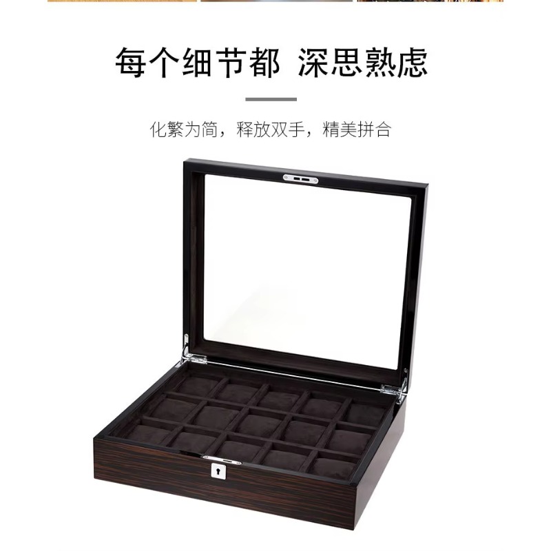 Hxl Holz-Klavierlack-Uhrenbox  – Jewelry With Watches Bewertung und Preis