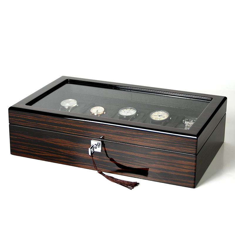 Hxl Holz-Klavierlack-Uhrenbox  – Jewelry With Watches Bewertung und Preis