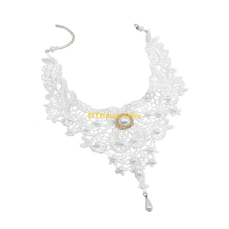 Y5GC Spitzen-Choker-Halskette, – Crystal Choker Necklace Bewertung und Preis