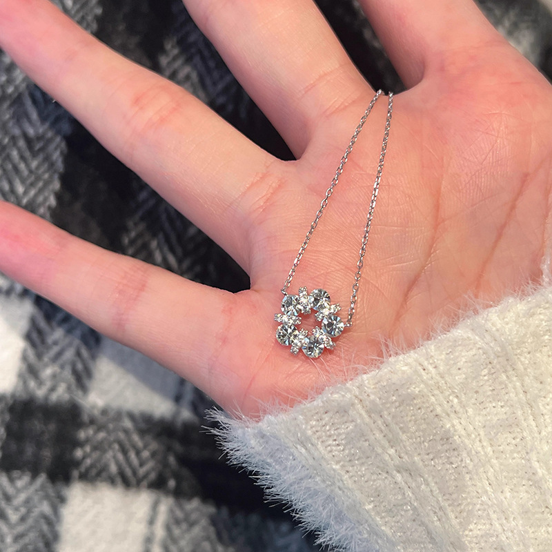 Halskette mit Anhänger aus 925 – Crystal Choker Necklace Bewertung und Preis