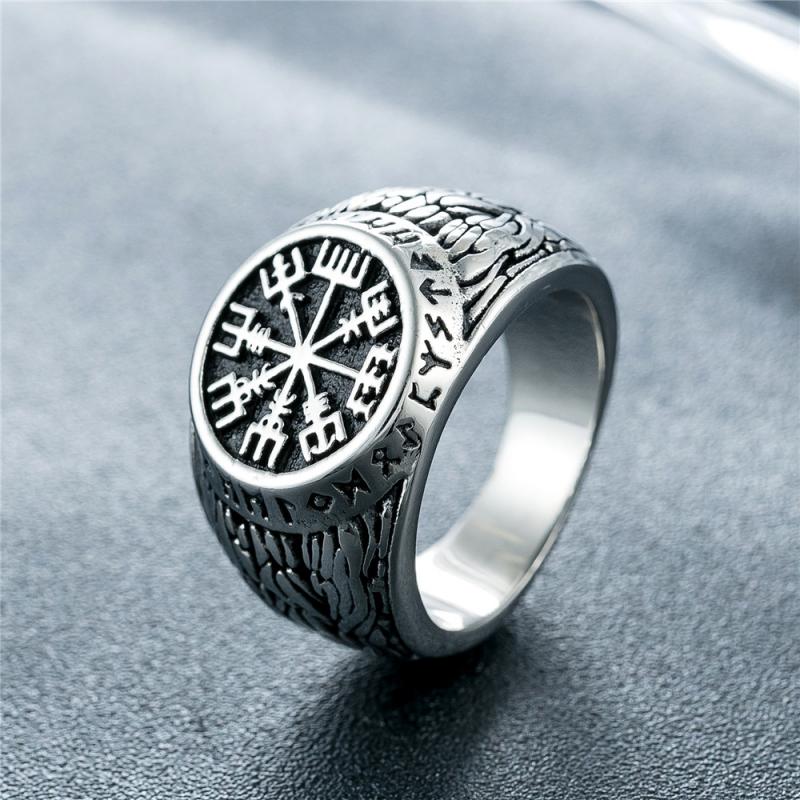 Vintage Wikinger Rune Siegel s – Mens Signet Ring Bewertung und Preis