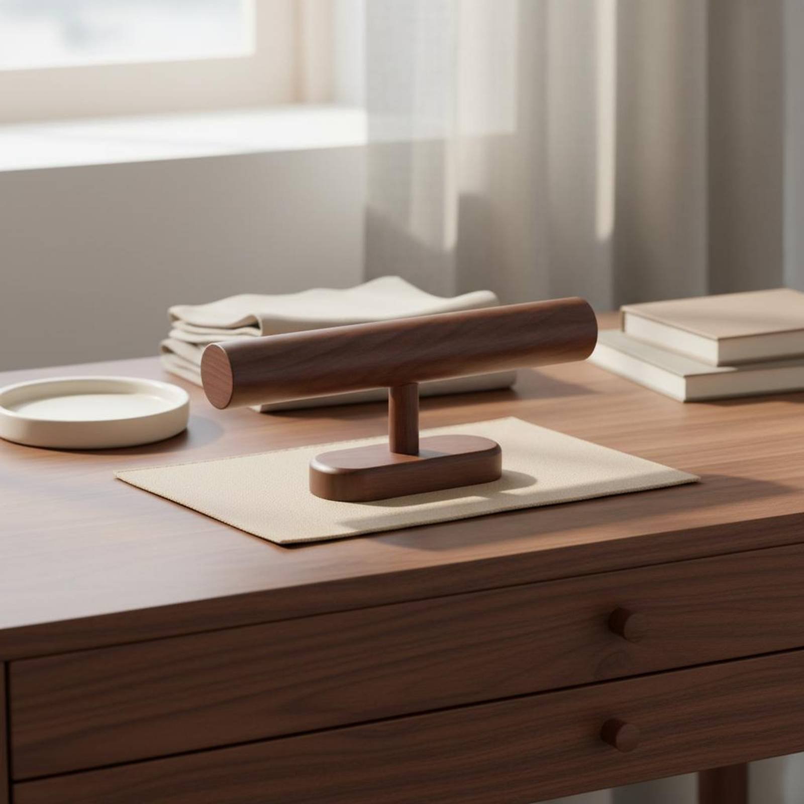 Holz-Uhrenständer Multifunktio – Watches Jewelry Holder Bewertung und Preis