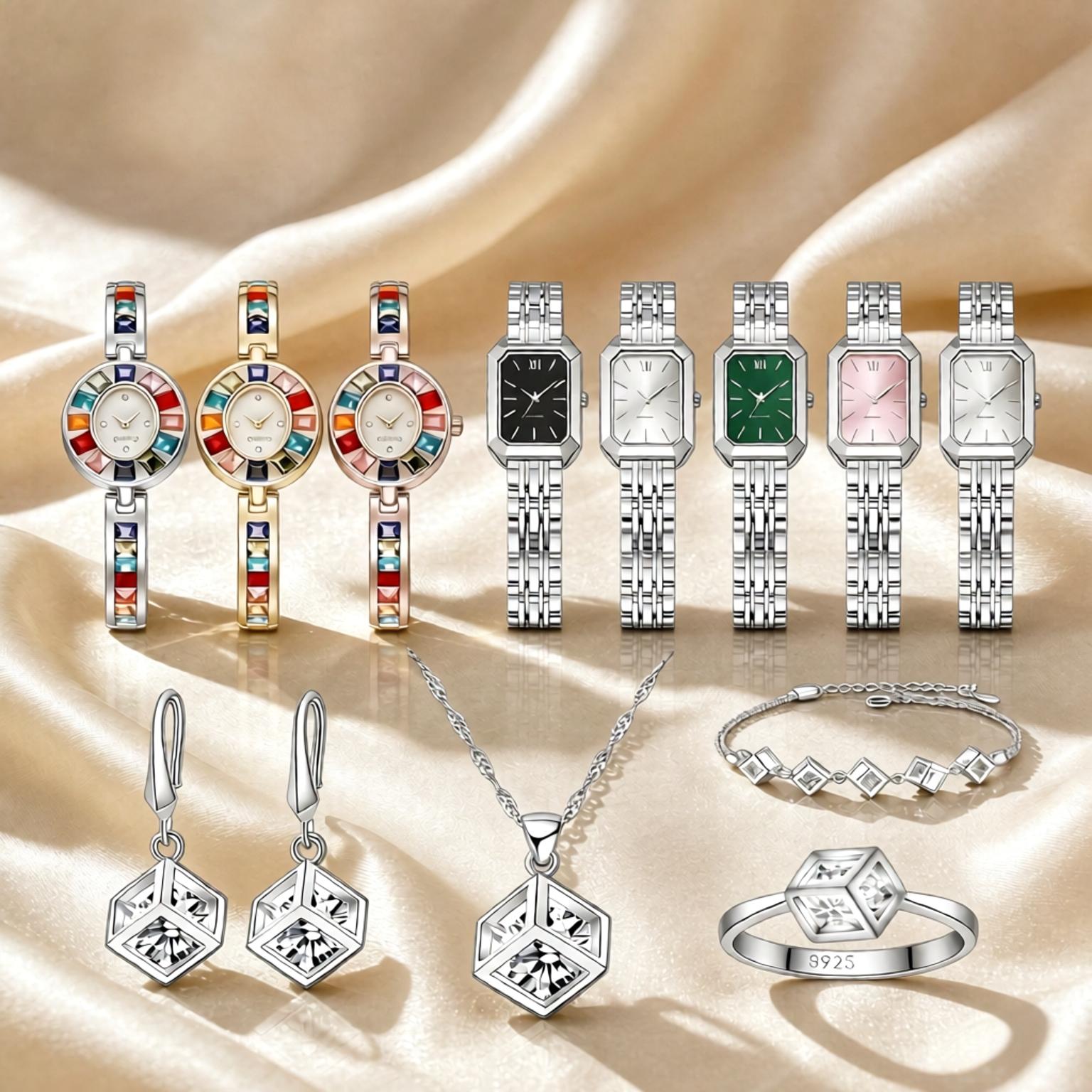 Luxuriöses 925 Sterling Silber – Best Jewelry Watches For Women Bewertung und Preis