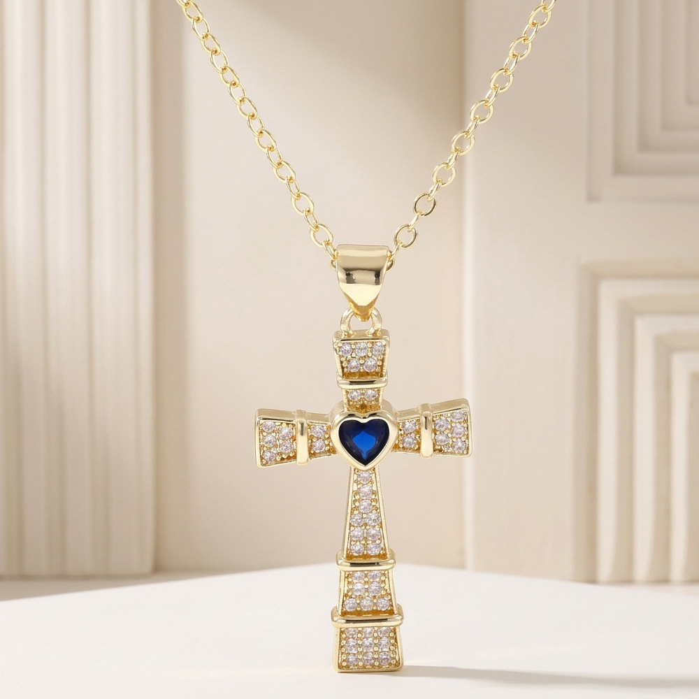 Modische Halskette mit Kreuz-A – Crystal Choker Necklace Bewertung und Preis