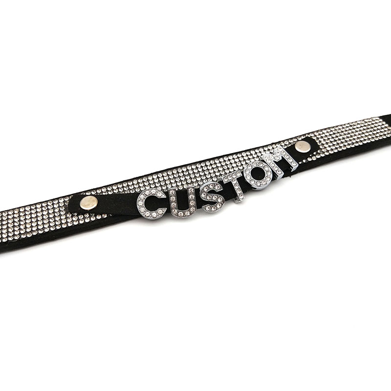 Glänzende Strass Buchstaben Be – Crystal Choker Necklace Bewertung und Preis