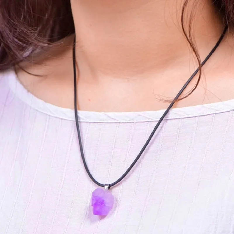 Natürliche Amethysten Blume Ha – Crystal Choker Necklace Bewertung und Preis