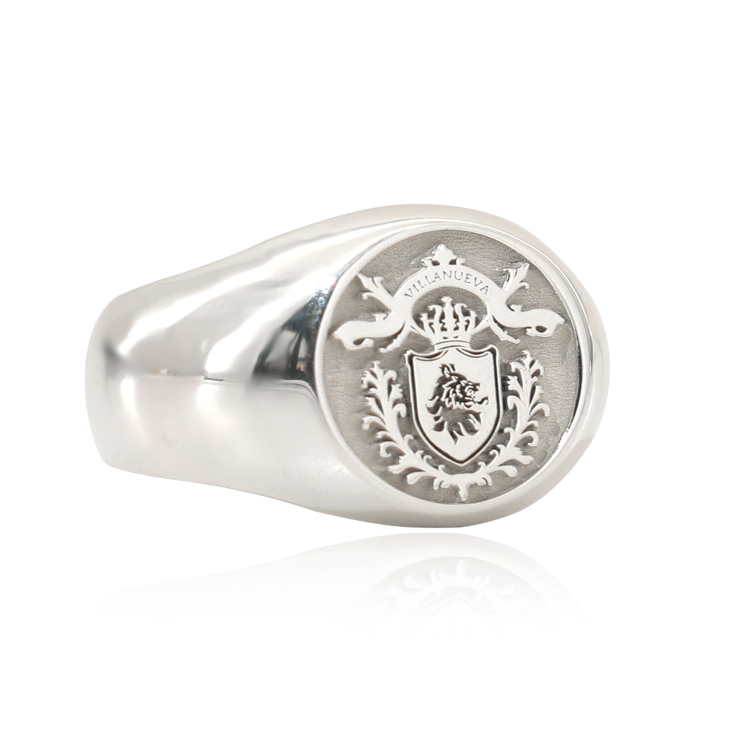 17mm runder Herrenring aus mas – Mens Signet Ring Bewertung und Preis